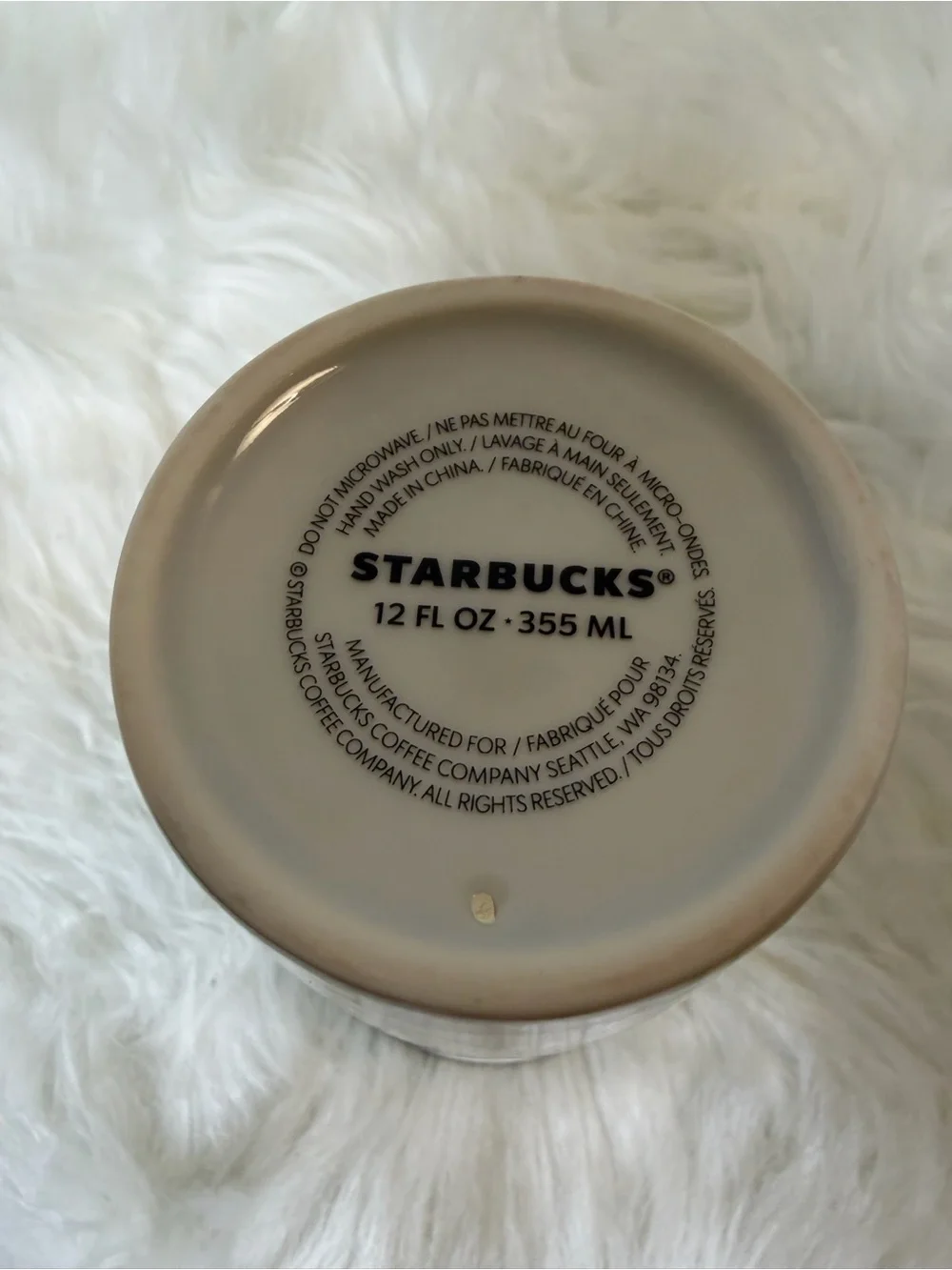 Starbucks Arizona Cactus Ceramic Traveler Tumbler 12 fl oz / 355 ml